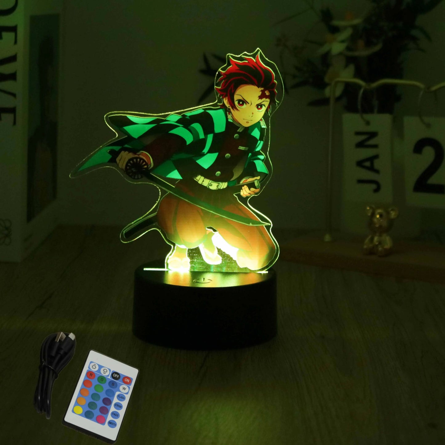 Lampe 3D Demon Slayer