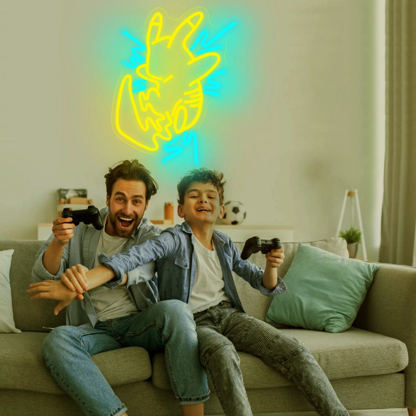 Lampe Néon Pikachu LED