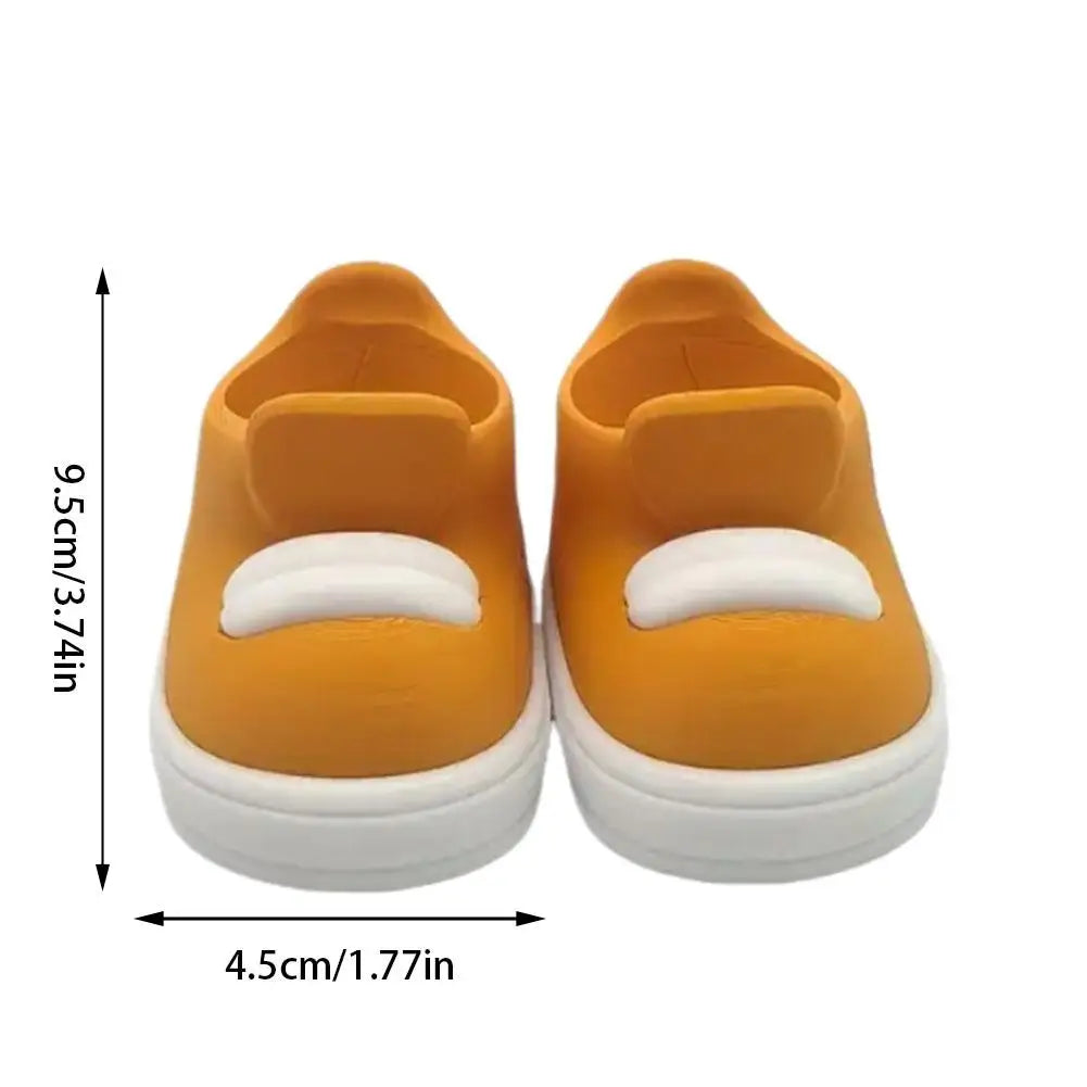 Support Manette Design Chaussure Jaune et Blanche