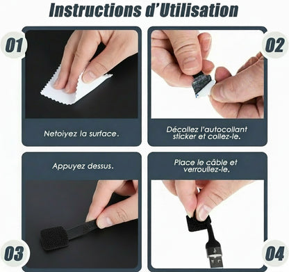 Attaches Câbles Réutilisables