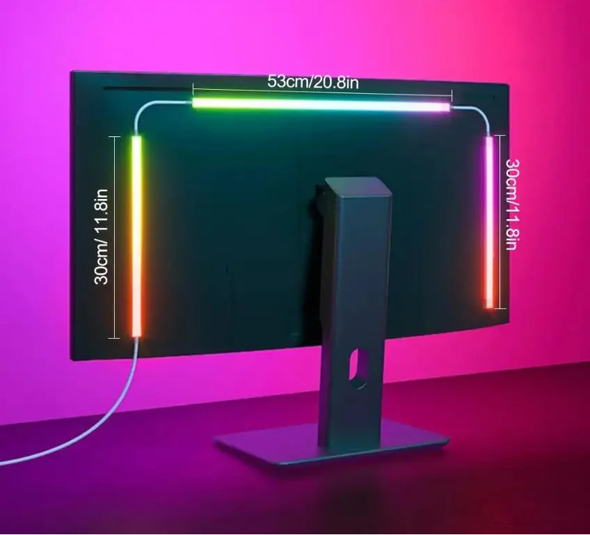 Bande LED RGBIC pour Écran PC – Ambilight