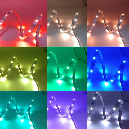 Bande LED RGB USB – Ruban LED Flexible avec Contrôle Bluetooth & App