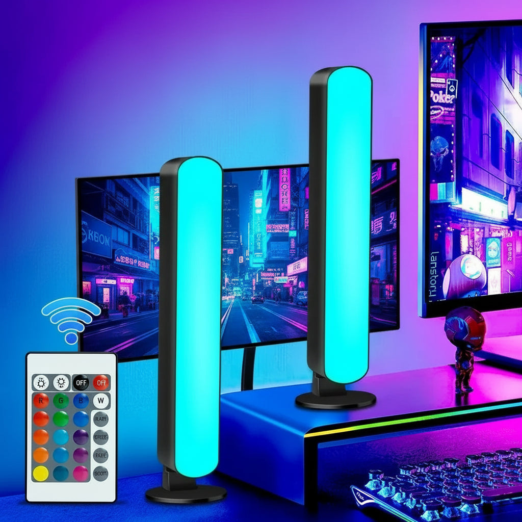 Barre LED Rythme Musical RGB – Lumière Ambiance Réactive au Son