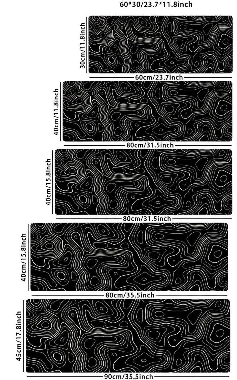 Tapis de Souris Gaming Noir