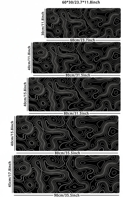 Tapis de Souris Gaming Noir