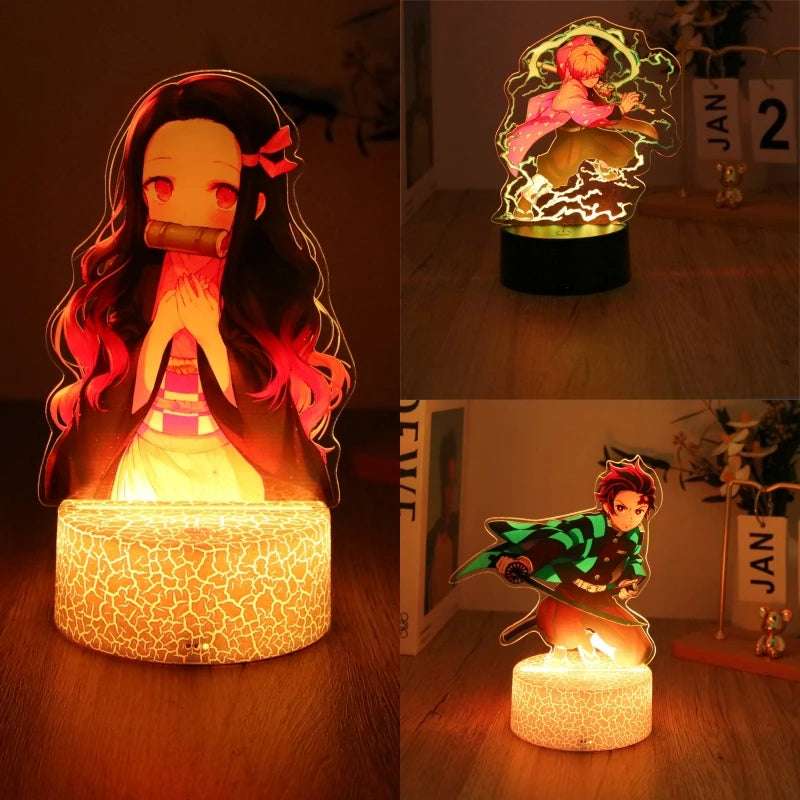 Lampe 3D Demon Slayer