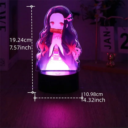 Lampe 3D Demon Slayer