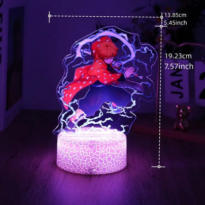 Lampe 3D Demon Slayer