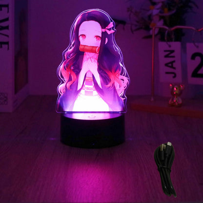 Lampe 3D Demon Slayer