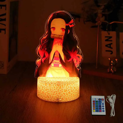 Lampe 3D Demon Slayer