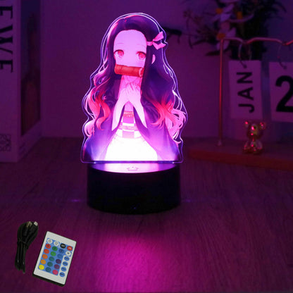 Lampe 3D Demon Slayer