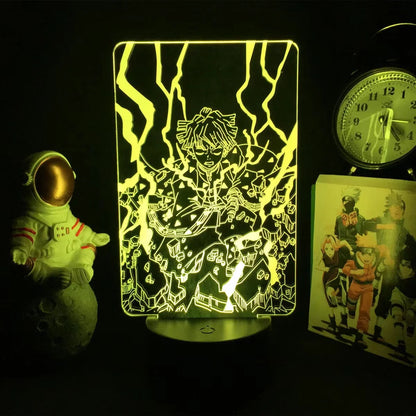 Lampe 3D Demon Slayer LED Tanjiro & Nezuko