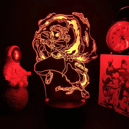Lampe 3D Demon Slayer LED Tanjiro & Nezuko