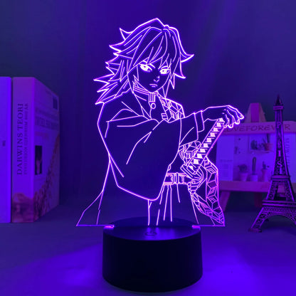 Lampe 3D Demon Slayer LED Tanjiro & Nezuko