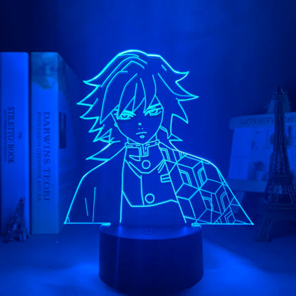Lampe 3D Demon Slayer LED Tanjiro & Nezuko
