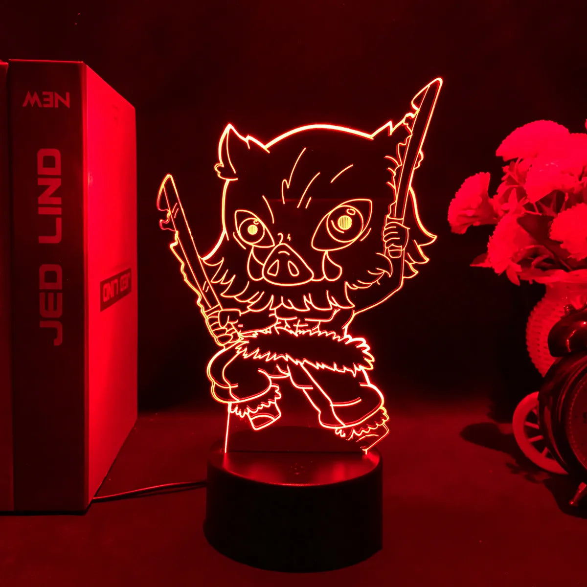 Lampe 3D Demon Slayer LED Tanjiro & Nezuko