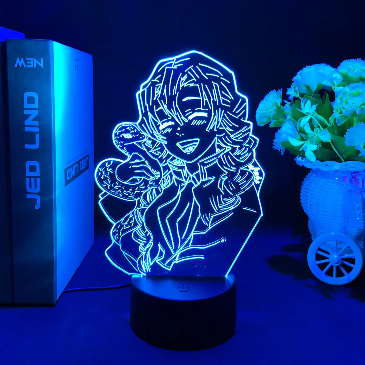 Lampe 3D Demon Slayer LED Tanjiro & Nezuko