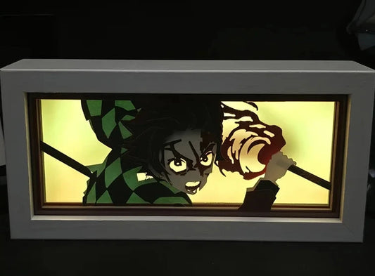 Lampe 3D Demon Slayer Tanjiro LED