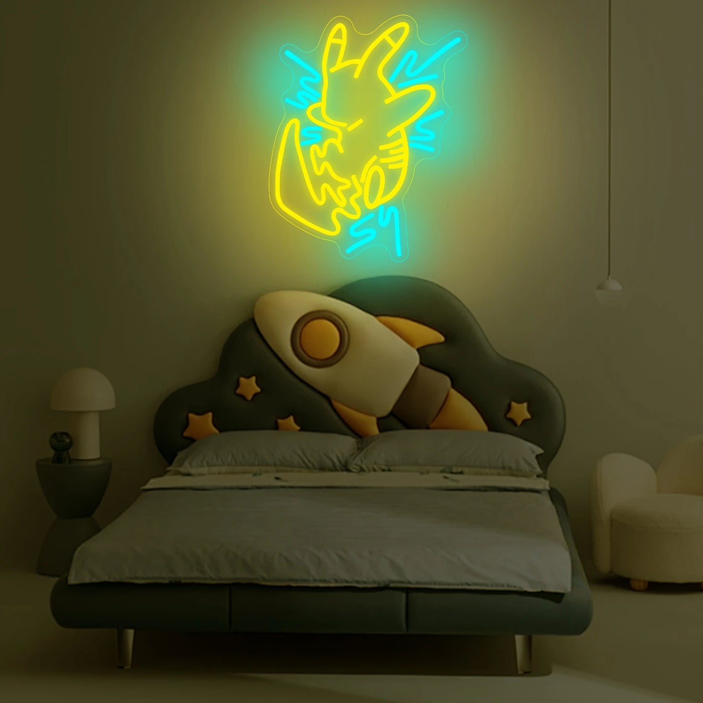 Lampe Néon Pikachu LED