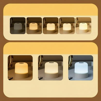 Lampe d’Ambiance Tactile RGB – Veilleuse Rechargeable avec Télécommande