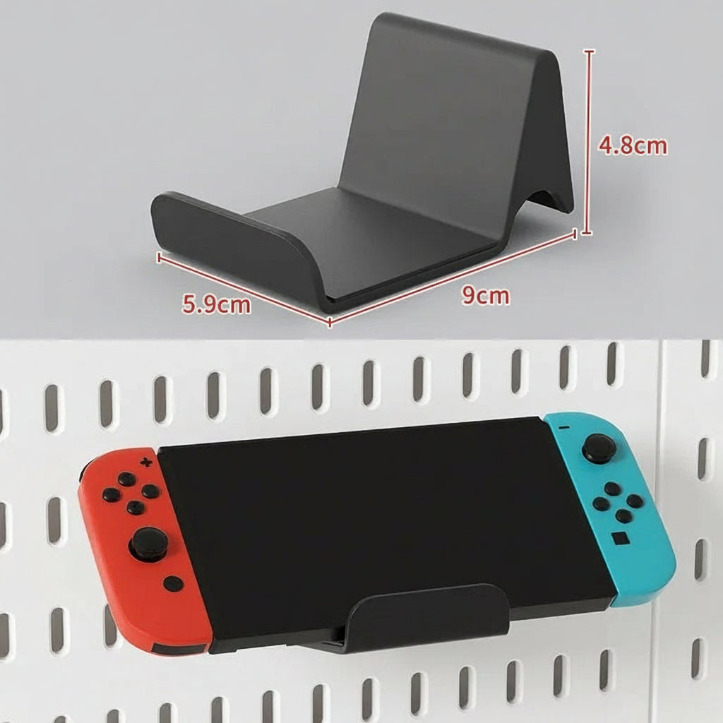 Panneau Pegboard Sans Perçage – Organisateur Mural avec Étagères pour Chambre Gamer