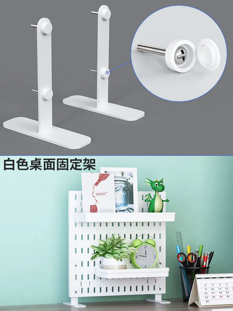 Panneau Pegboard Sans Perçage – Organisateur Mural avec Étagères pour Chambre Gamer