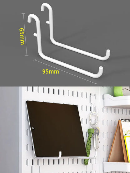 Panneau Pegboard Sans Perçage – Organisateur Mural avec Étagères pour Chambre Gamer