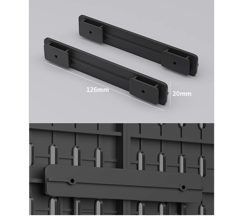 Panneau Pegboard Sans Perçage – Organisateur Mural avec Étagères pour Chambre Gamer