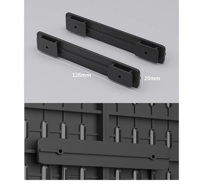 Panneau Pegboard Sans Perçage – Organisateur Mural avec Étagères pour Chambre Gamer