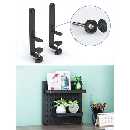 Panneau Pegboard Sans Perçage – Organisateur Mural avec Étagères pour Chambre Gamer