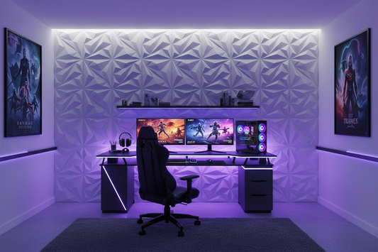 Panneaux Muraux 3D x10