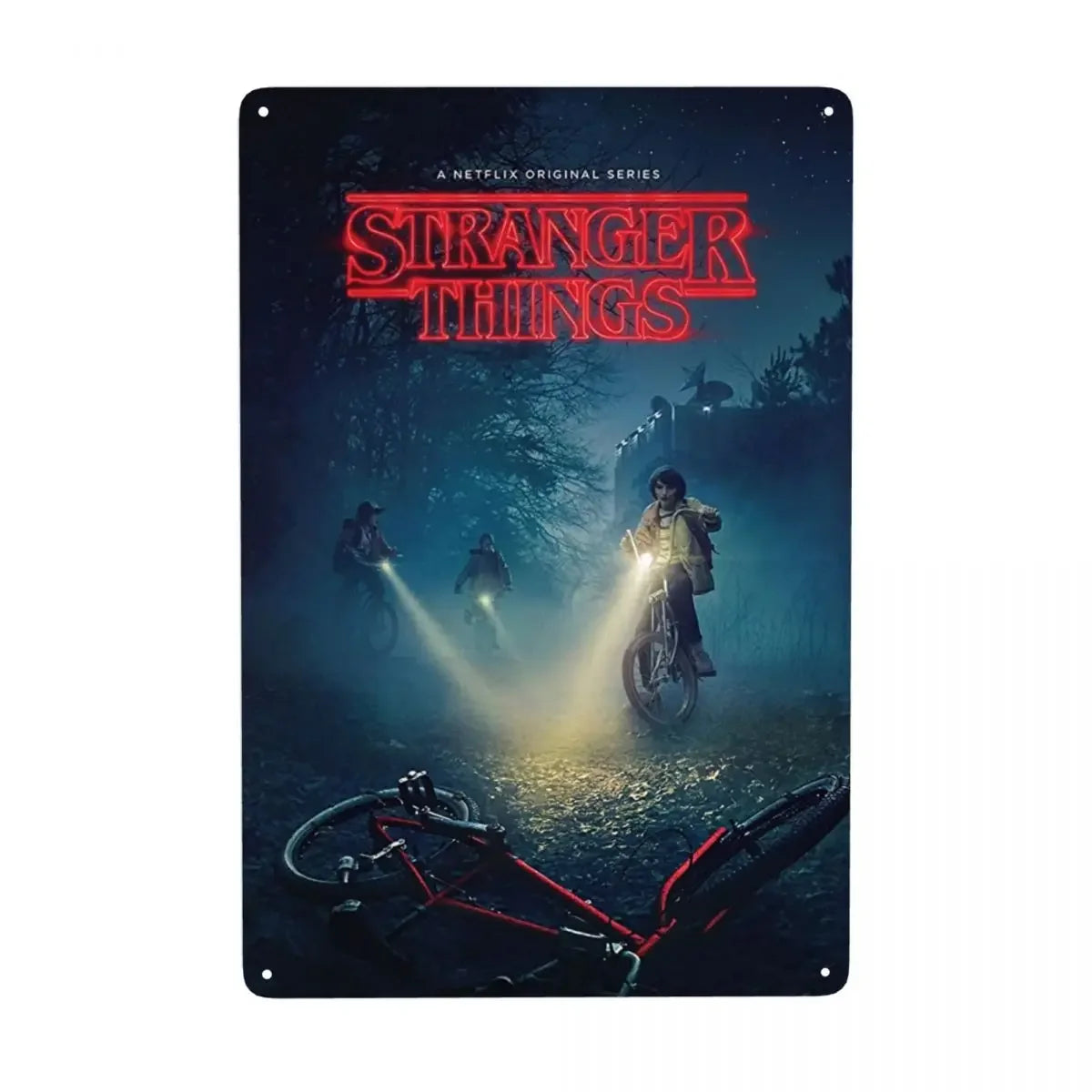 Plaque Métal Stranger Things Vintage