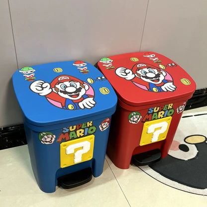 Poubelle Super Mario avec Couvercle