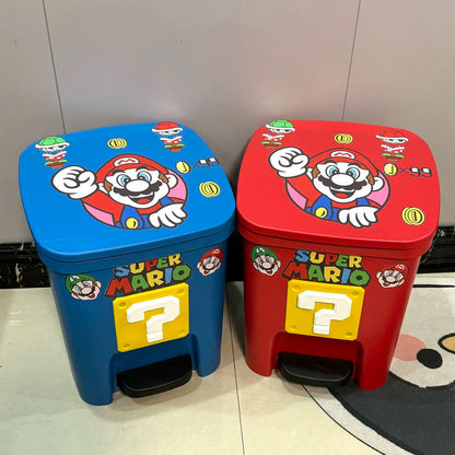 Poubelle Super Mario avec Couvercle