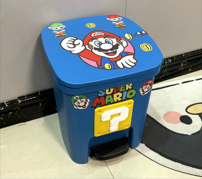 Poubelle Super Mario avec Couvercle