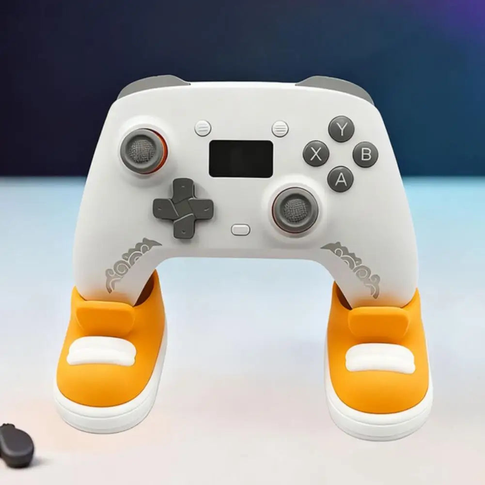 Support Manette Design Chaussure Jaune et Blanche