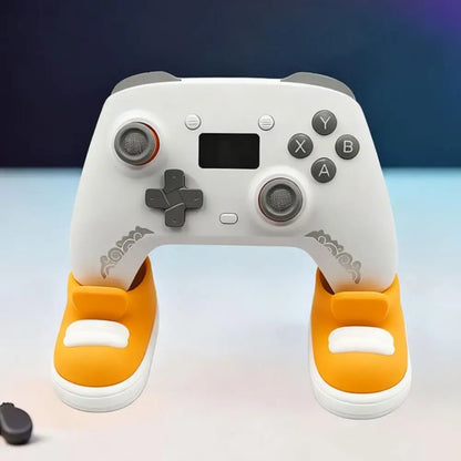 Support Manette Design Chaussure Jaune et Blanche