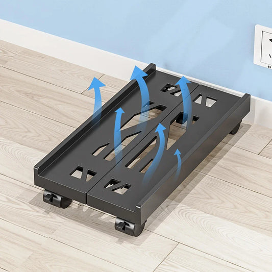 Support PC Tour Mobile Ajustable avec Roulettes