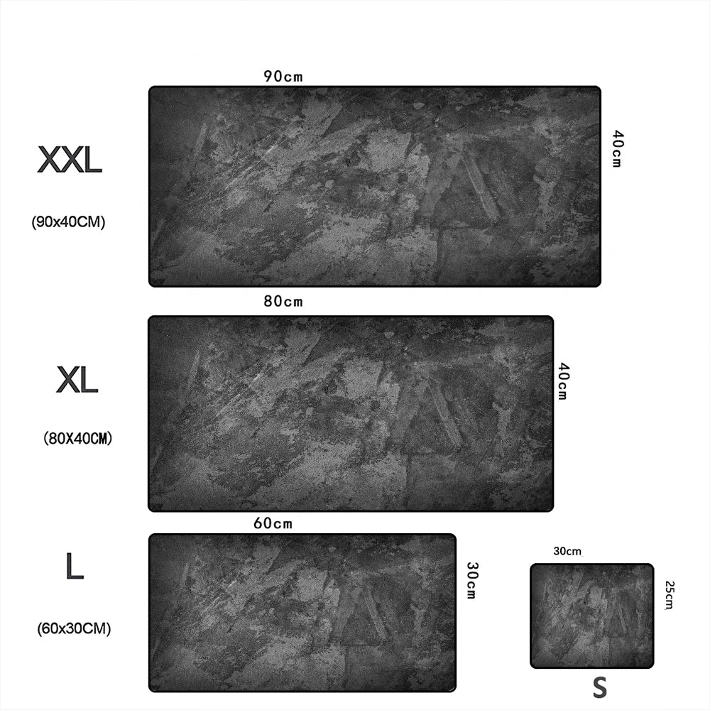 Tapis de Souris XXL Série Gris