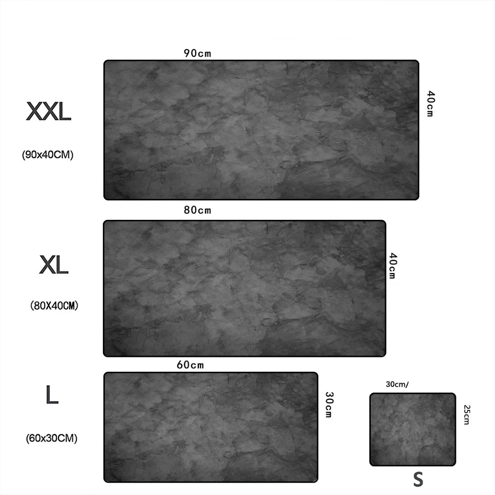 Tapis de Souris XXL Série Gris