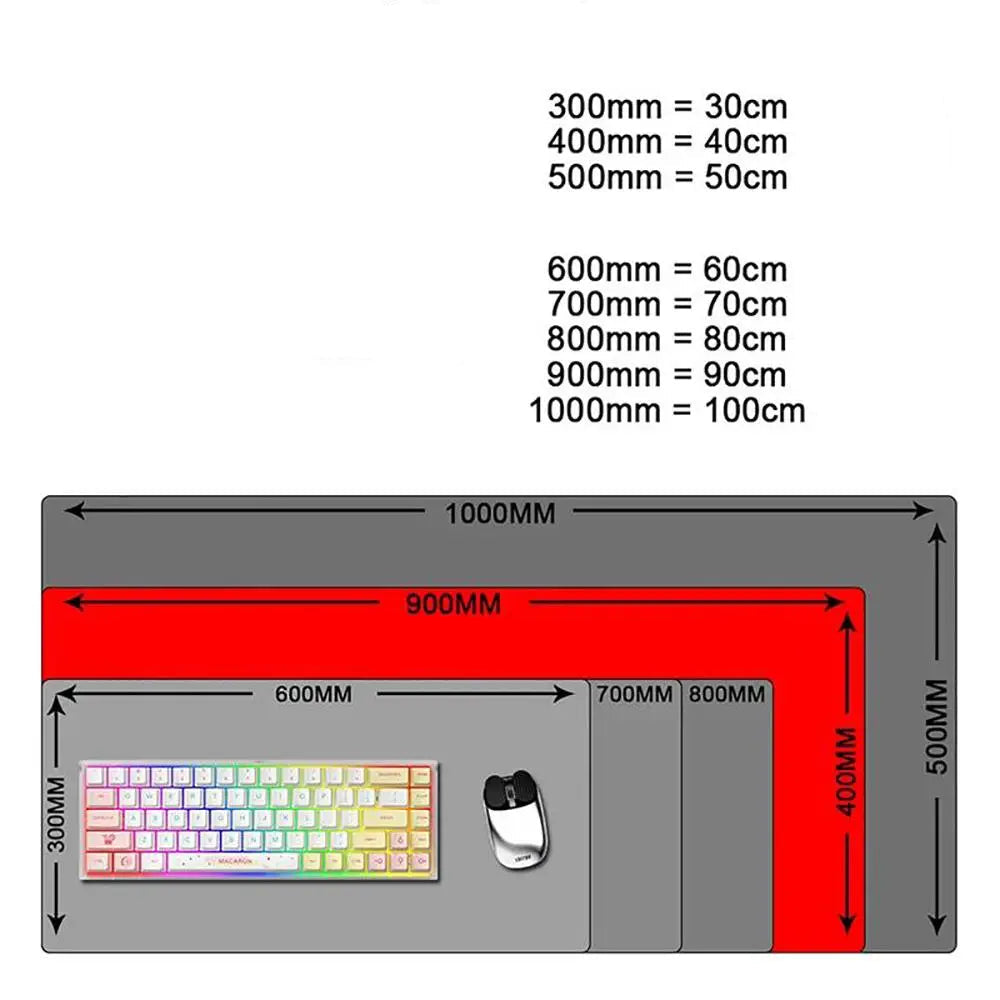 Tapis de Souris XXL Série Gris