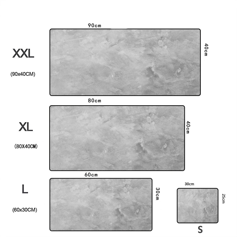 Tapis de Souris XXL Série Gris
