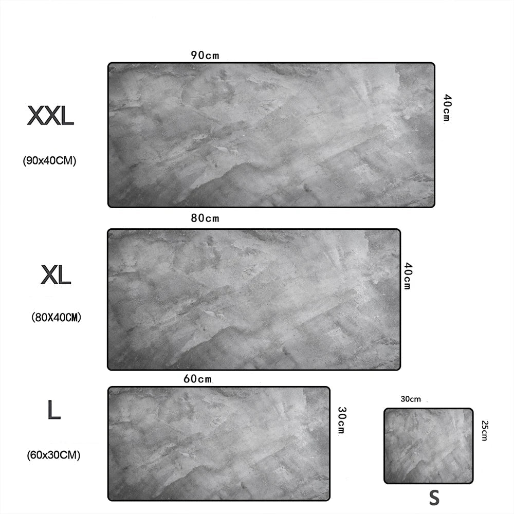 Tapis de Souris XXL Série Gris