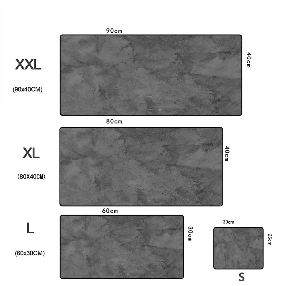 Tapis de Souris XXL Série Gris
