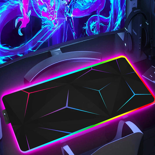 Tapis de souris RGB hexagonal