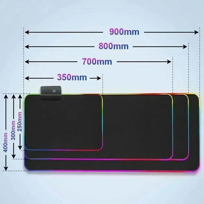Tapis de souris RGB hexagonal