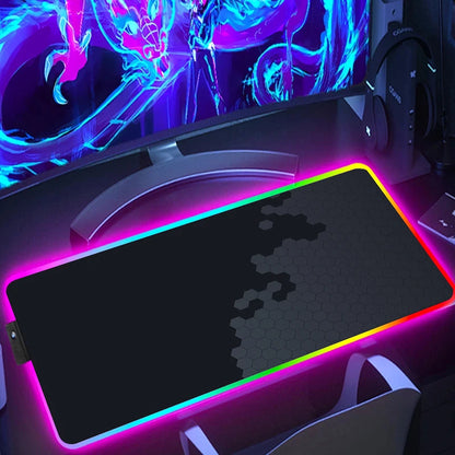 Tapis de souris RGB hexagonal
