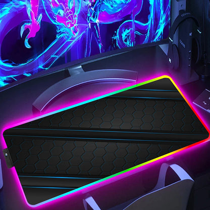 Tapis de souris RGB hexagonal