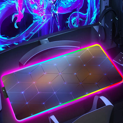 Tapis de souris RGB hexagonal