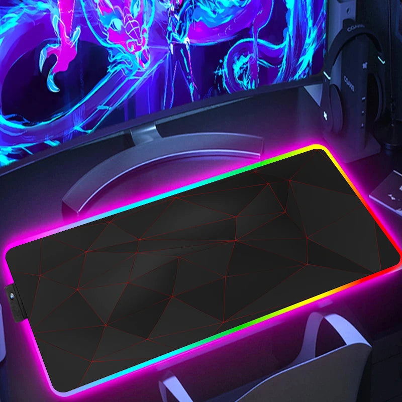 Tapis de souris RGB hexagonal